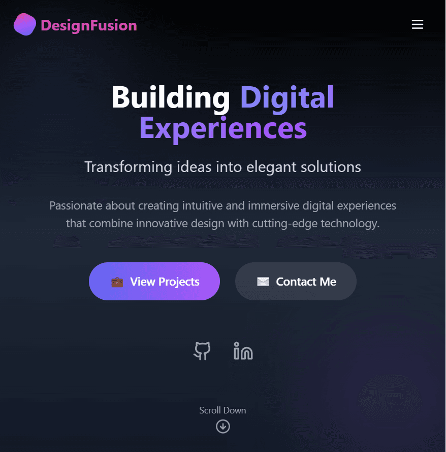 DesignFusion Studio background